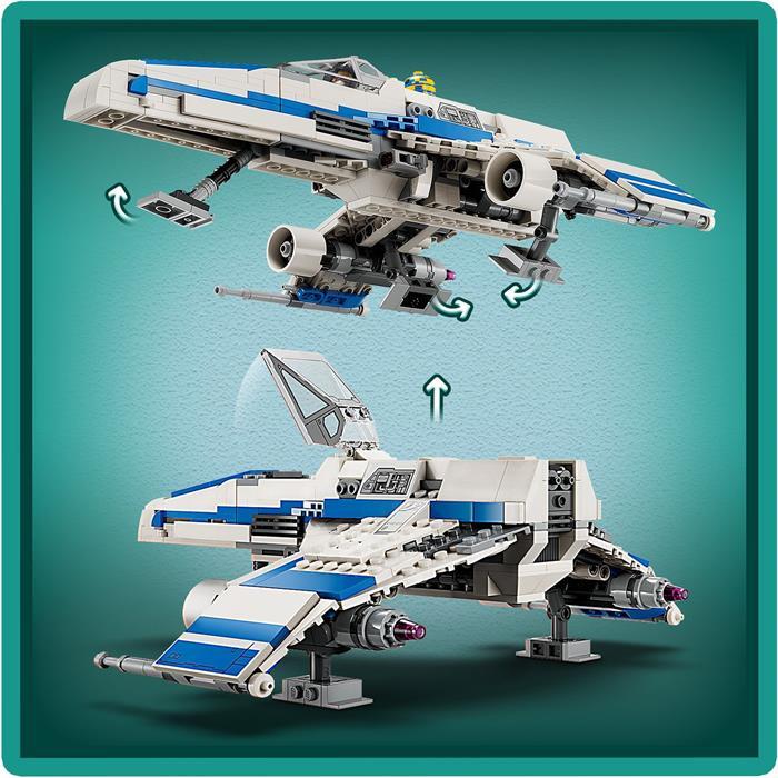 Produktbild LEGO New Republic E-Wing vs. Shin Hatis Starfighter (75364, LEGO Star Wars)