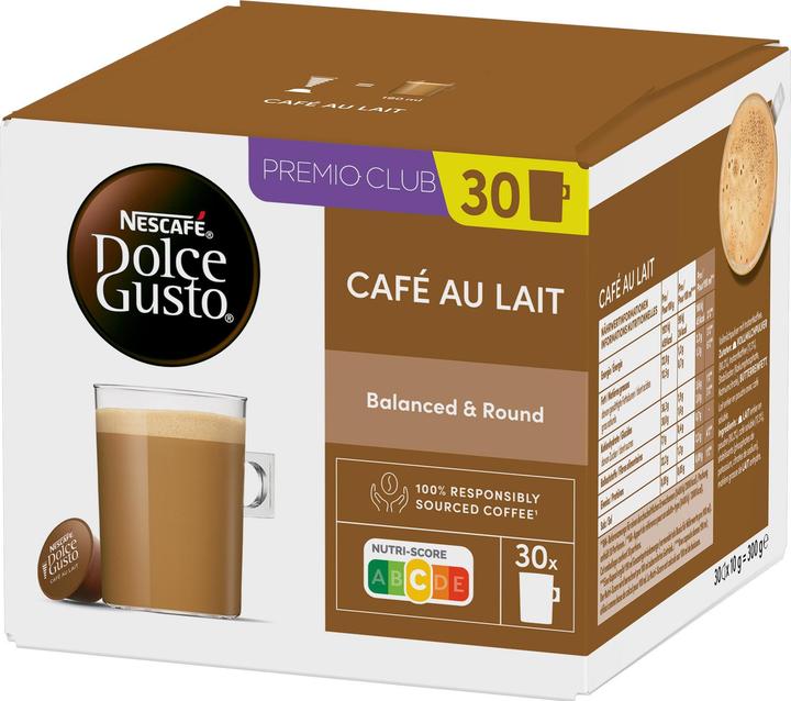 Produktbild Nescafé Dolce Gusto Café Au Lait (30 x Port.)