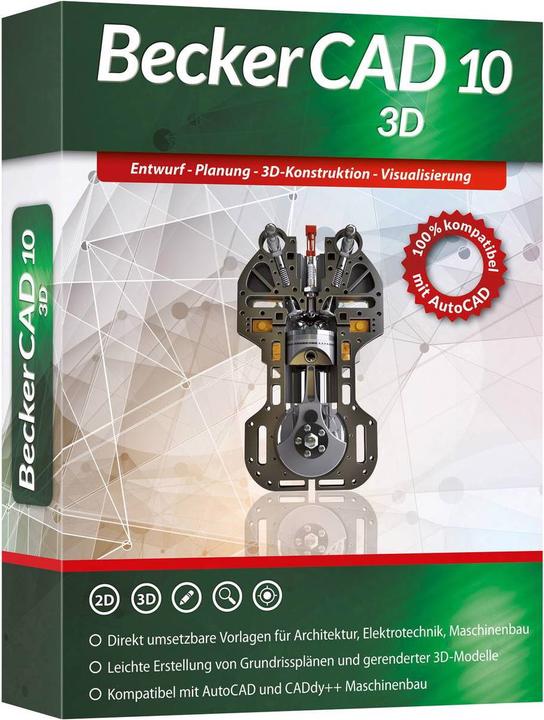 Produktbild Becker CAD 10 3D (1 User, unbegrenzt)