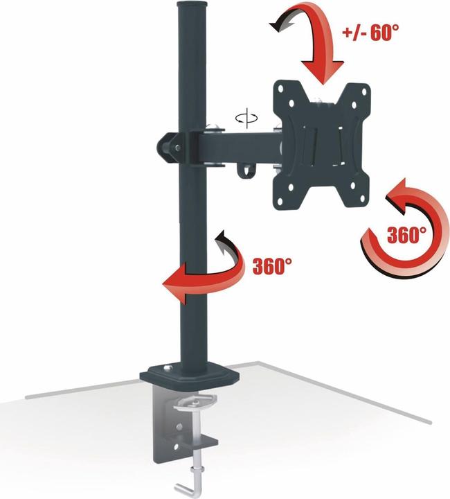 Produktbild Opticum RED LCD-Schreibtischhalter Pixel Single (Tisch, 27", 8 kg)