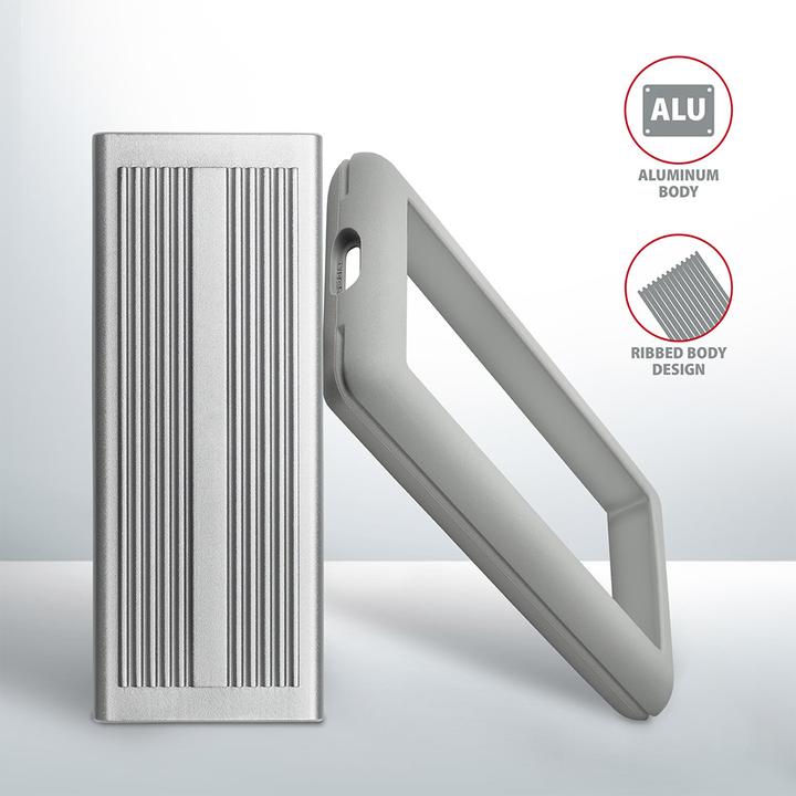Immagine prodotto Axagon EEM2-XS SHOCKPROOF enclosure M.2 esterno - USB-C 3.2 Gen2, M.2 NVMe SSD (M.2)