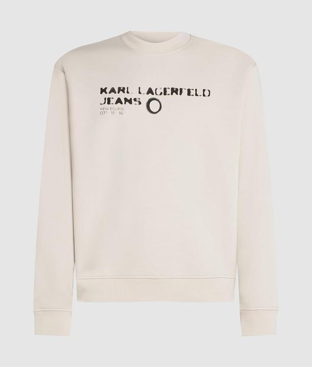 Produktbild Karl Lagerfeld Jeans, Heren, Eclipse Logo Sweat, Regular Fit, Beige, L (L)