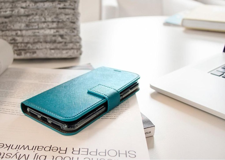 Image du produit Mobiparts Saffiano Wallet Case Apple iPhone 11 Pro Turquoise (Apple iPhone 11 Pro)
