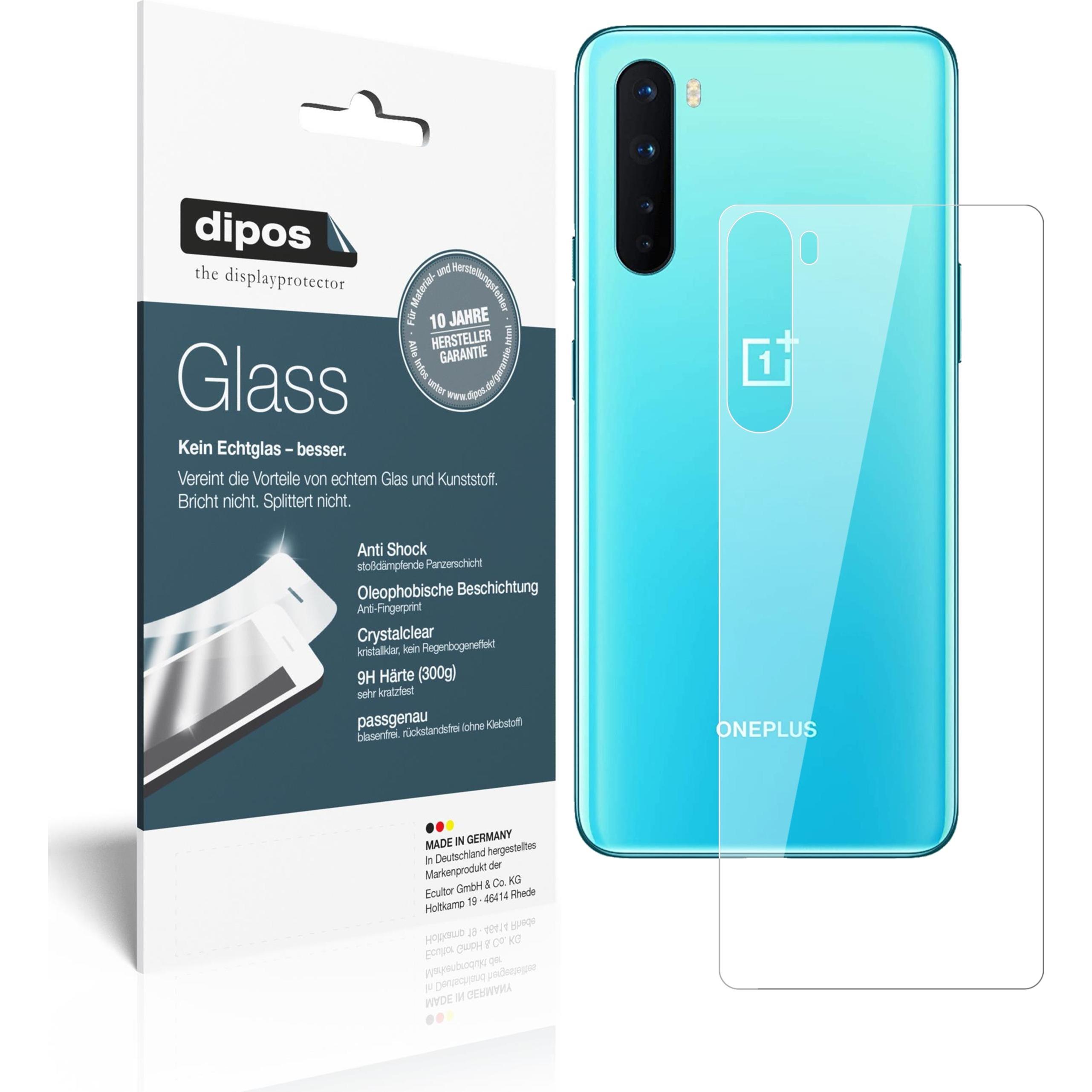 Dipos Displayschutz Anti-Shock (2 Stück, OnePlus Nord), Smartphone Schutzfolie, Transparent
