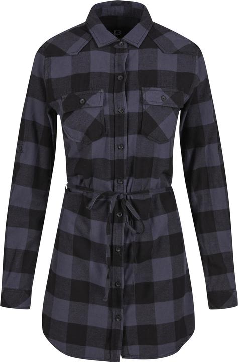 Actual product image Brandit Women's Lucy long sleeve shirt size XS colour black/grey (XS)