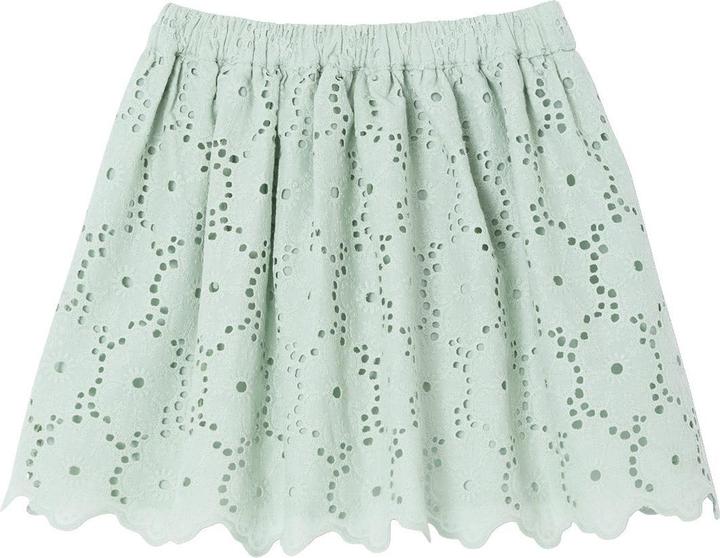 Vertbaudet Skaterrock Mädchen mit Lochstickerei (122)