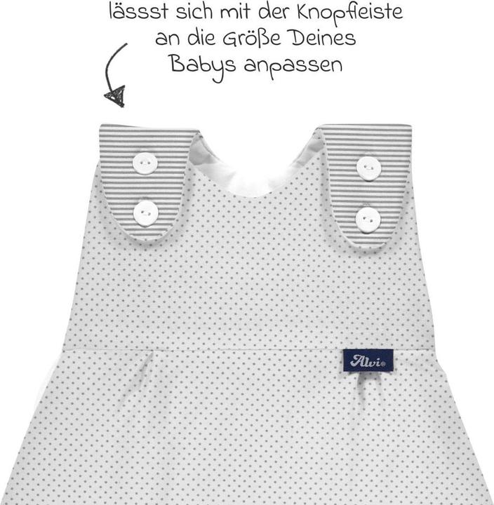 Image du produit Alvi Schlafsäcke 2-tlg. Schlafsack Baby-Mäxchen - Dots - Grey