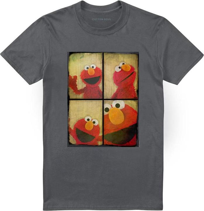 Image du produit - T-shirt motif Elmo motif/style Photomaton - Adulte (XL)