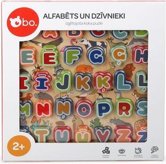 bo. Puzzle Alphabet and Animals LAT (33 Teile)