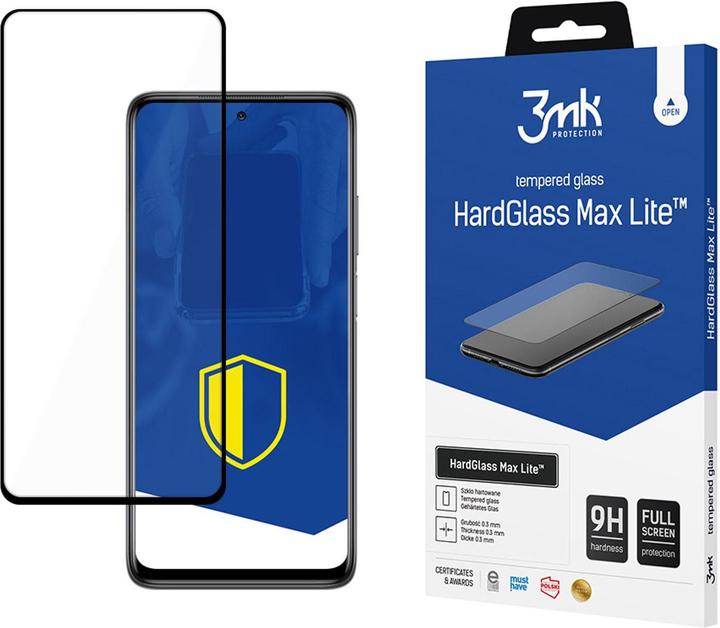 Produktbild 3MK Hardglass Max Lite Bildschirmschutz (1 Stück, Xiaomi Mi 10T)