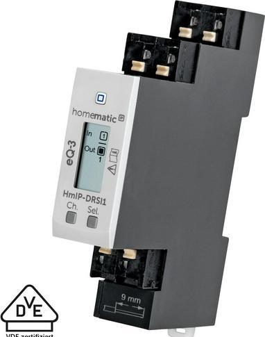 Image du produit Homematic IP Actionneur de commutation pour montage sur rail DIN (Actionneur de commutation)