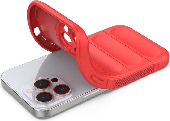 Produktbild Hurtel Magic Shield Case für iPhone 13 Pro Max flexible gepanzerte Hülle rot (Apple iPhone 13 Pro Max)