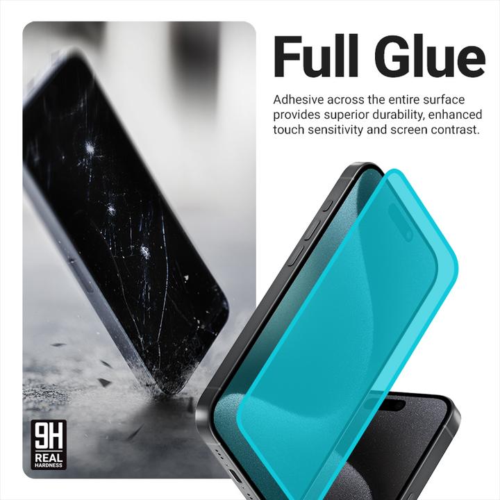 Actual product image Crong 3D Armour Glass (1 pcs., Apple iPhone 13, Apple iPhone 13 Pro, Apple iPhone 14, Apple iPhone 16e)