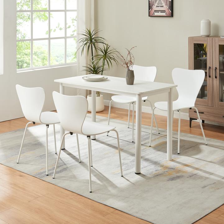 Image du produit En.Casa Esszimmerstuhl Essunga 4er Set Weiss
