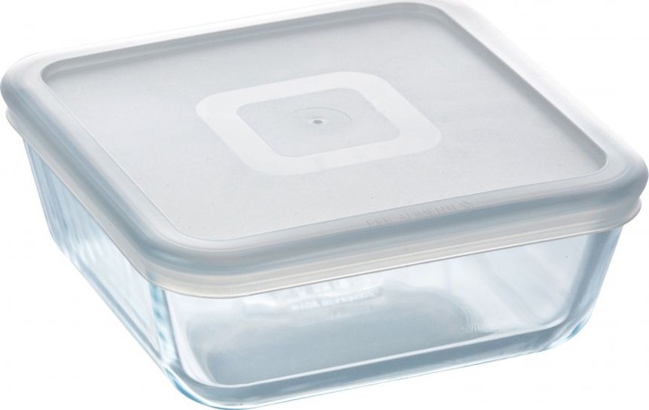 Image du produit Pyrex Bol en verre carré classique adapté au four à micro-ondes