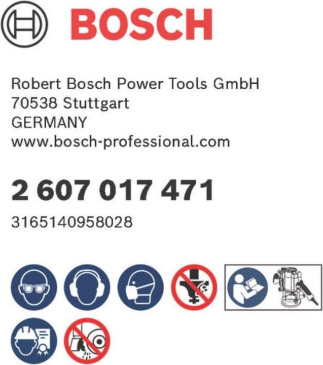 Actual product image Bosch Professional Zubehör Freehand milling cutter set.