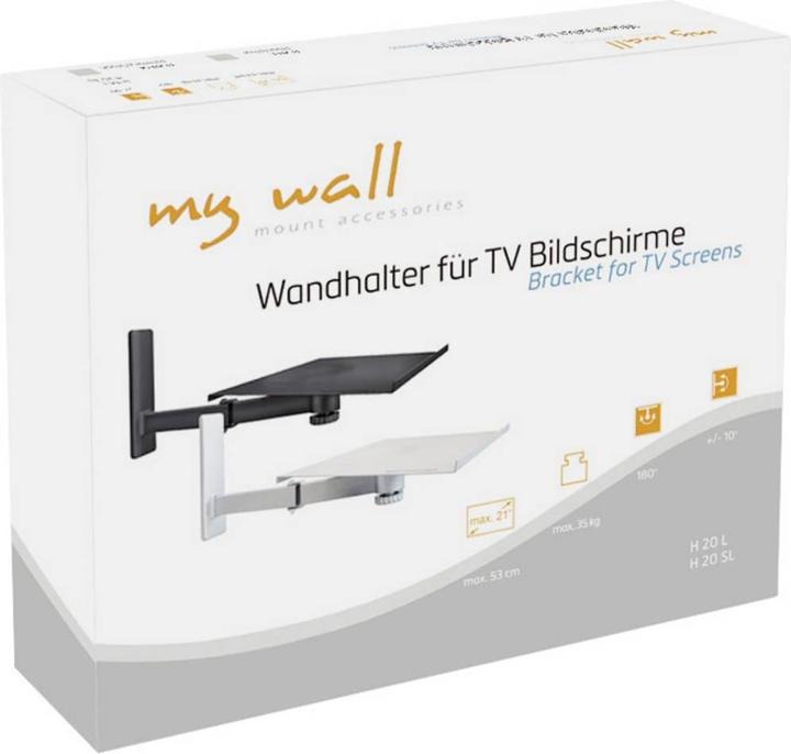 Produktbild myWall H 20 S TV-Wandhalter (Wand, 35 kg, 10" - 20")