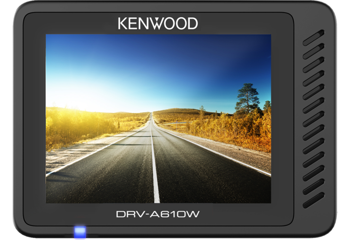 Image du produit Kenwood DRV-A610W 4K UHD DashCam 12/24V/App/ 64GB microSD (Écran intégré, Récepteur GPS, Bluetooth, Microphone intégré, WiFi)