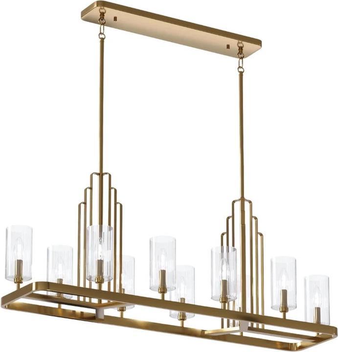 Brushed natural brass