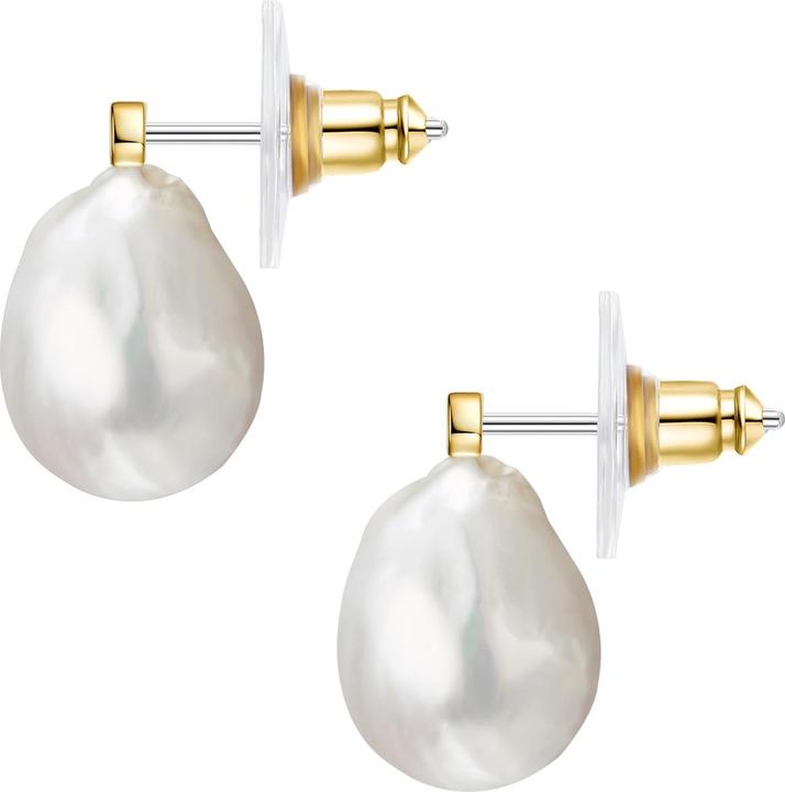Produktbild Lulu & Jane Damen Metall-Legierung Muschelkernperle gelbgold - 29345 (Metall-Legierung)