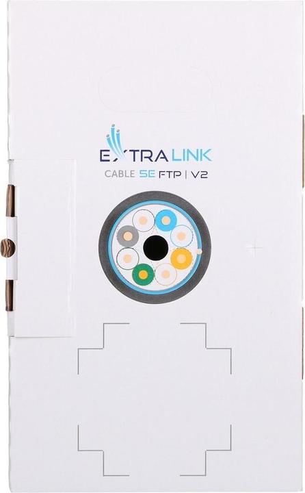 Immagine prodotto Extralink CAT5E FTP V2 OUTDOOR TWISTED PAIR 305M" (EX.8710) (F/UTP, CAT5e, 305 m)
