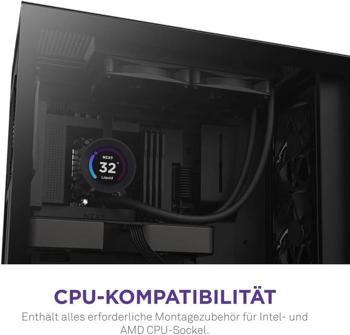 Actual product image NZXT CPC Kraken Elite 240 Black 1700/AM5