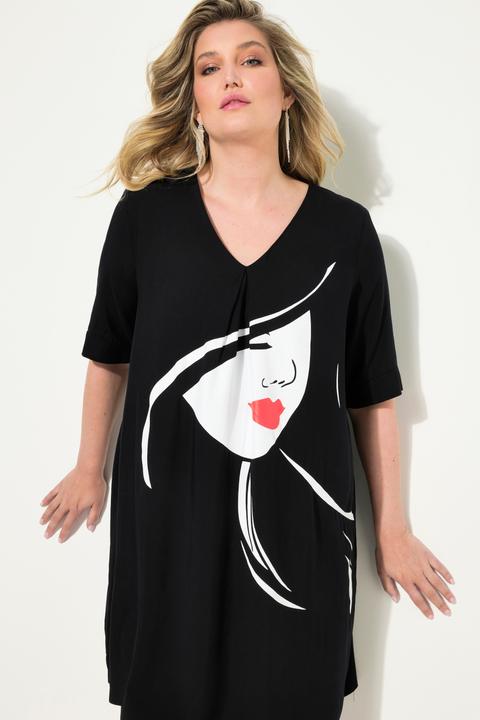 Produktbild Miamoda Kleid, A-Linie, Frauenkopf, Halbarm (54)