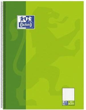 Actual product image Oxford College notebook (A4+, Lined, Checked, Soft cover)