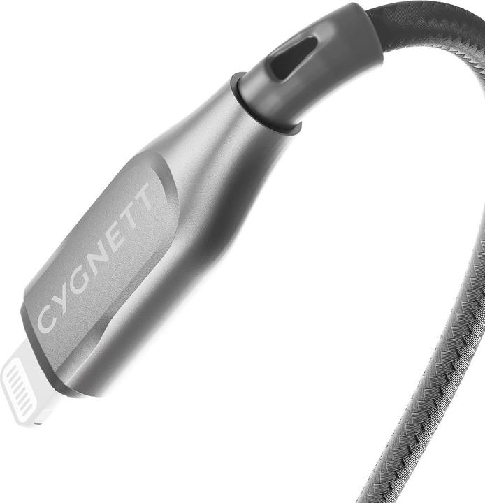Productafbeelding Cygnett Gepantserde USB-C naar USB-C 60W snellaadkabel USB 2.0 (50cm, zwart) (0.50 m, USB 2.0, 60 W)