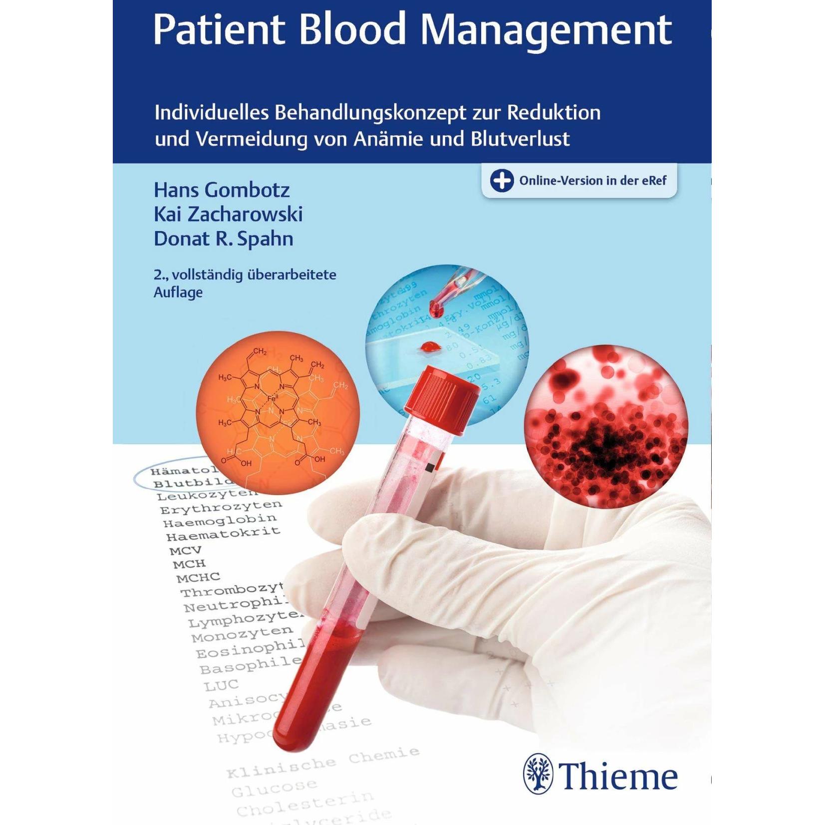 Thumbnail - Patient Blood Management, Fachbücher von Donat Rudolf Spahn, Hans Gombotz, Kai Zacharowski