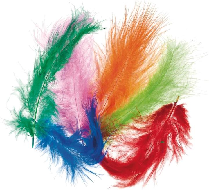 Actual product image Folia Fluffy feathers, 10 g, assorted colours
