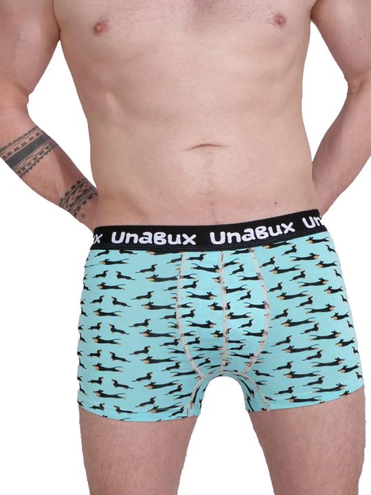 Immagine prodotto Unabux Boxer BLACK WHITE RABBIT (L, Confezione da 2)