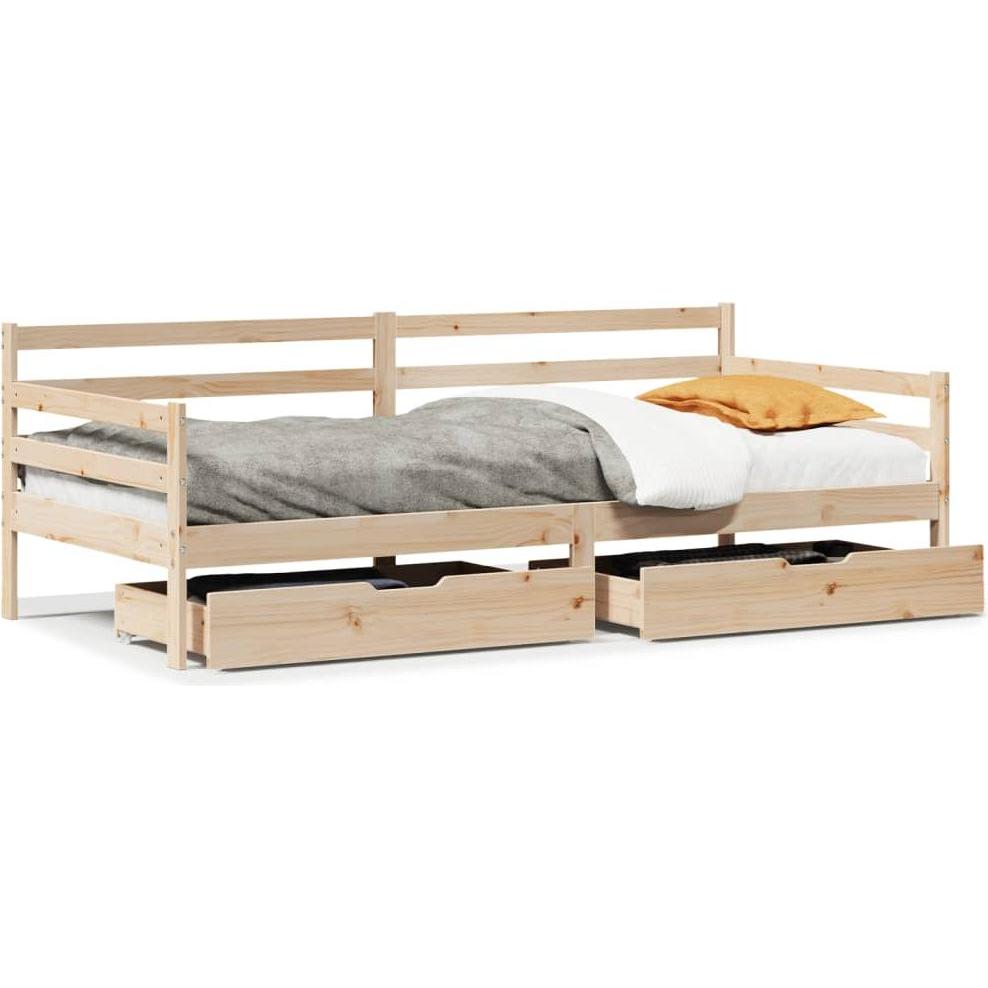 VidaXL, Bett, Tagesbett mit Schubladen (90 x 200 cm)