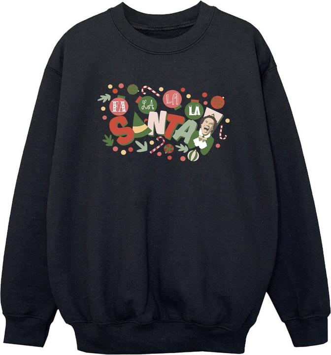 Actual product image Elf Boys Santa Fa La La Sweatshirt (140, 146)