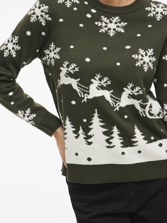 Actual product image Vila VISNOWI Strick Weihnachtspullover (M)