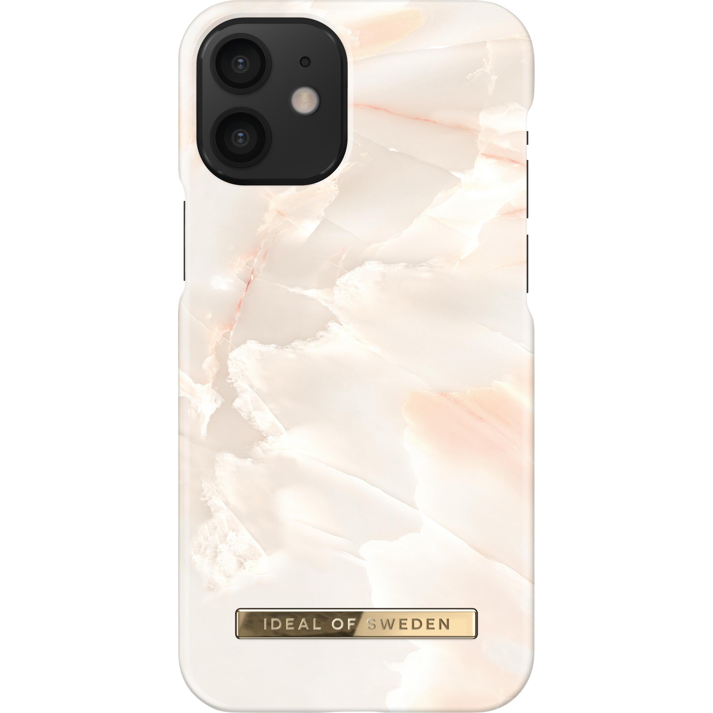 iDeal Of Sweden Designer Hard-Cover Rose Pearl Marble (Apple iPhone 12 mini), Smartphone Hülle, Rosa