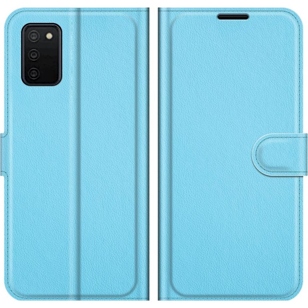 Screenguard Samsung Galaxy A03s Leather Guard Lederhülle (Samsung Galaxy A03s), Smartphone Hülle, Blau