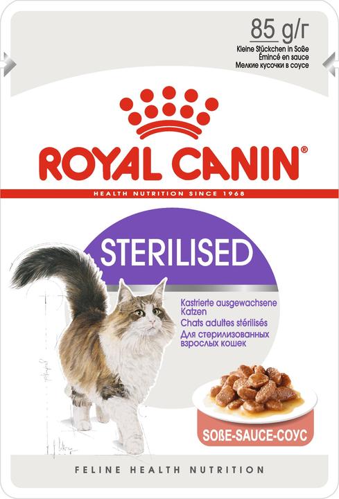 Actual product image Royal Canin Sterilised in sauce (Adult, 12 pcs., 1163.50 g)