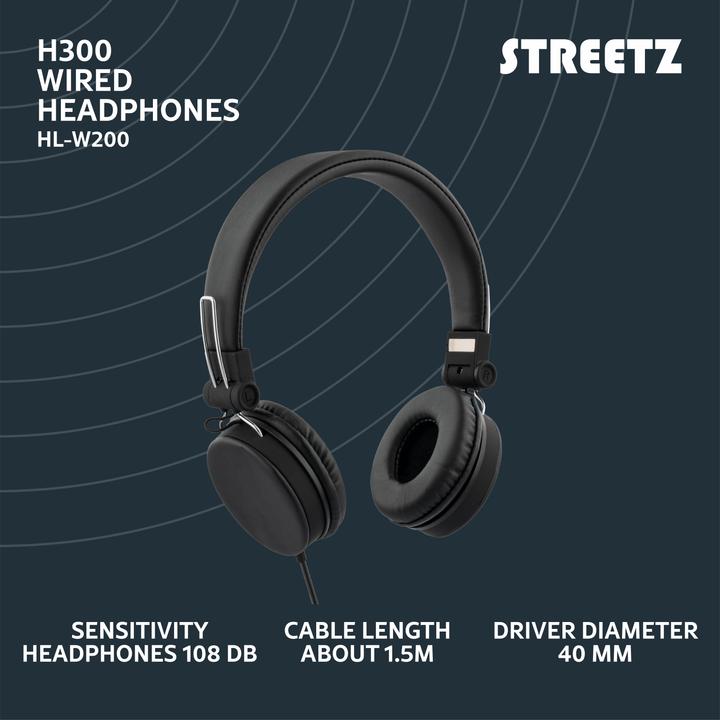 Produktbild Streetz H300 (Keine Geräuschunterdrückung, 18 h, Kabelgebunden)