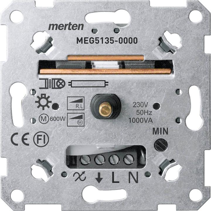 Actual product image Merten Rotary dimmer insert