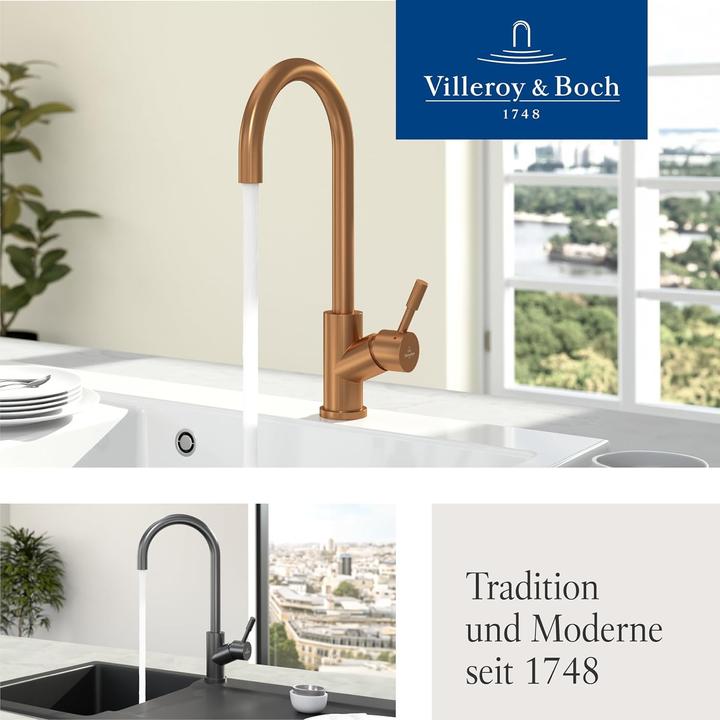 Actual product image Villeroy & Boch Umbrella kitchen tap, stainless steel