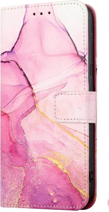 Image du produit Cover-Discount Galaxy A14 - Housse en cuir rose marbré (Samsung Galaxy A14)
