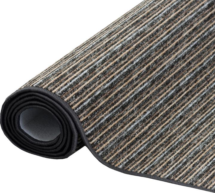 Produktbild Snapstyle Streifenberber Teppich Marta (100 x 100 cm)