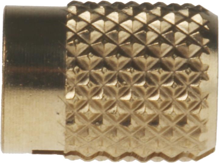 Produktbild RS PRO Spreizeinsätze Messing M4 eben (100 Schrauben pro Stück)