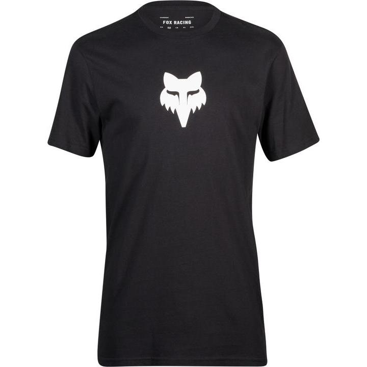 Fox, Herren, Shirt, TEE 23 F-HEAD SS PREM BLK 2X, Schwarz, (XXL)
