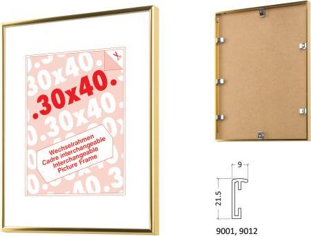 Produktbild Debex Aluminium-Wechselrahmen (24 x 30 cm)