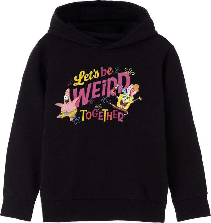 Produktbild Spongebob Squarepants Let's Be Weird Together Kapuzenpullover Mädchen (128)