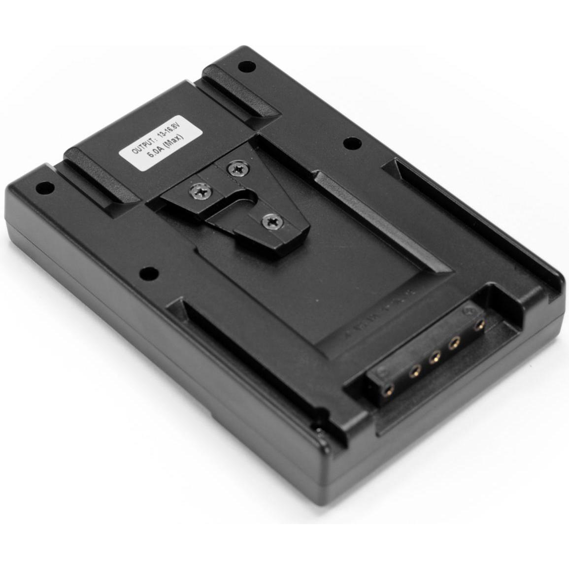 Caruba Adattatore per batterie a V per NP F (Batteria della fotocamera), Alimentatore fotocamera, Nero