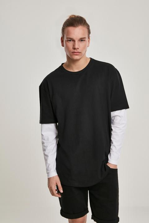 Produktbild Urban Classics Oversized Shaped Double Layer LS Tee (XXL)
