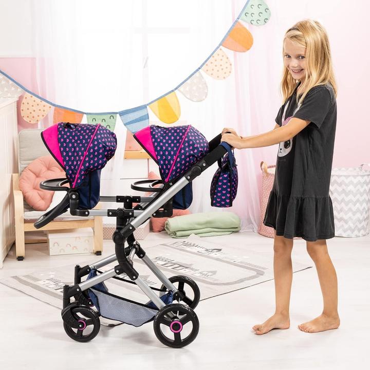 Actual product image Bayer - Twin Pram - Neo - Purple (26254AA)